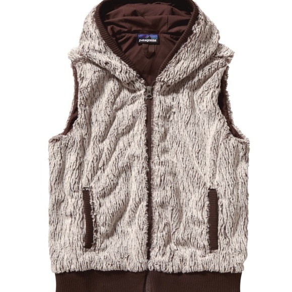 patagonia faux fur vest